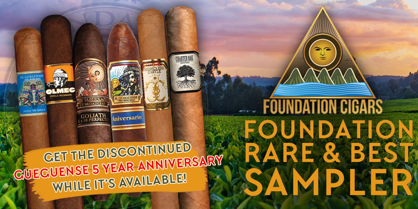 Foundation Cigars Rare & Best 6 Pack Sampler Oak Glen Tobacconist