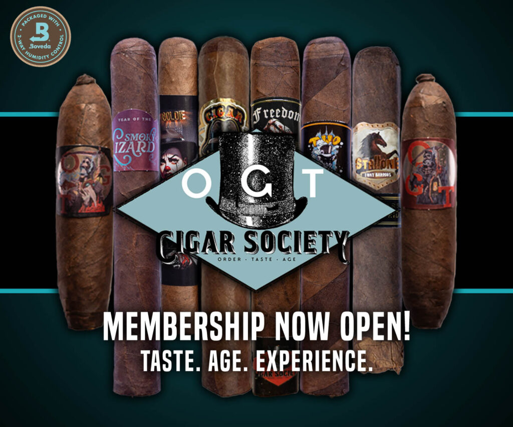 a picture of cigars featured in the cigar of the month club called OGT Cigar Society