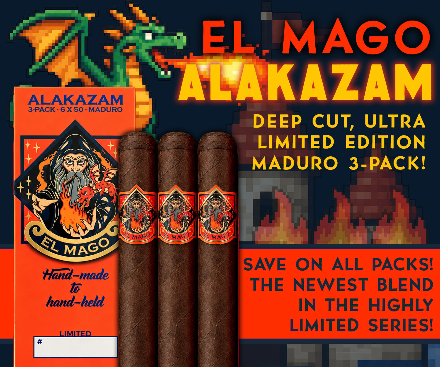 El Mago Alakazam Maduro Limited Edition Toro Pack (6x50)